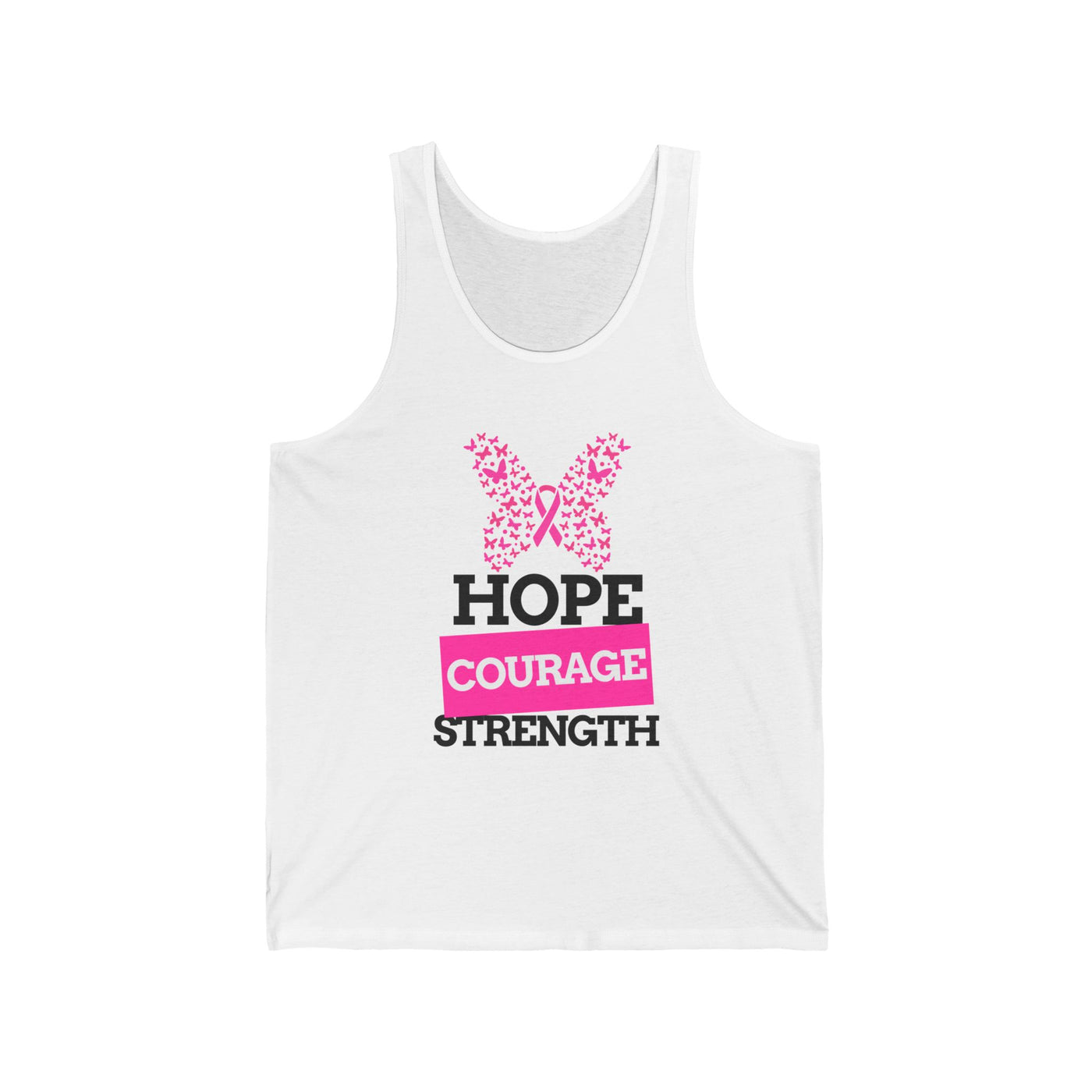 Hope.Courage.Stength Jersey Tank