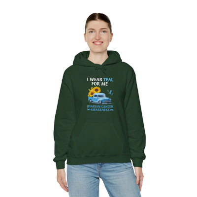 I Wear Teal For Me Hooded Sweatshirt