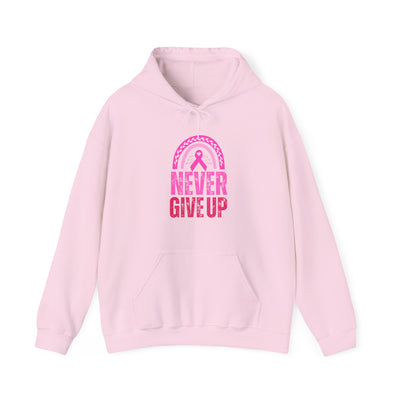 Never Give Up Hooded Sweatshirt