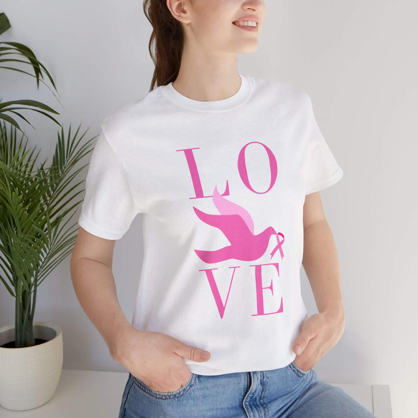 Pink Dove Short Sleeve Tee