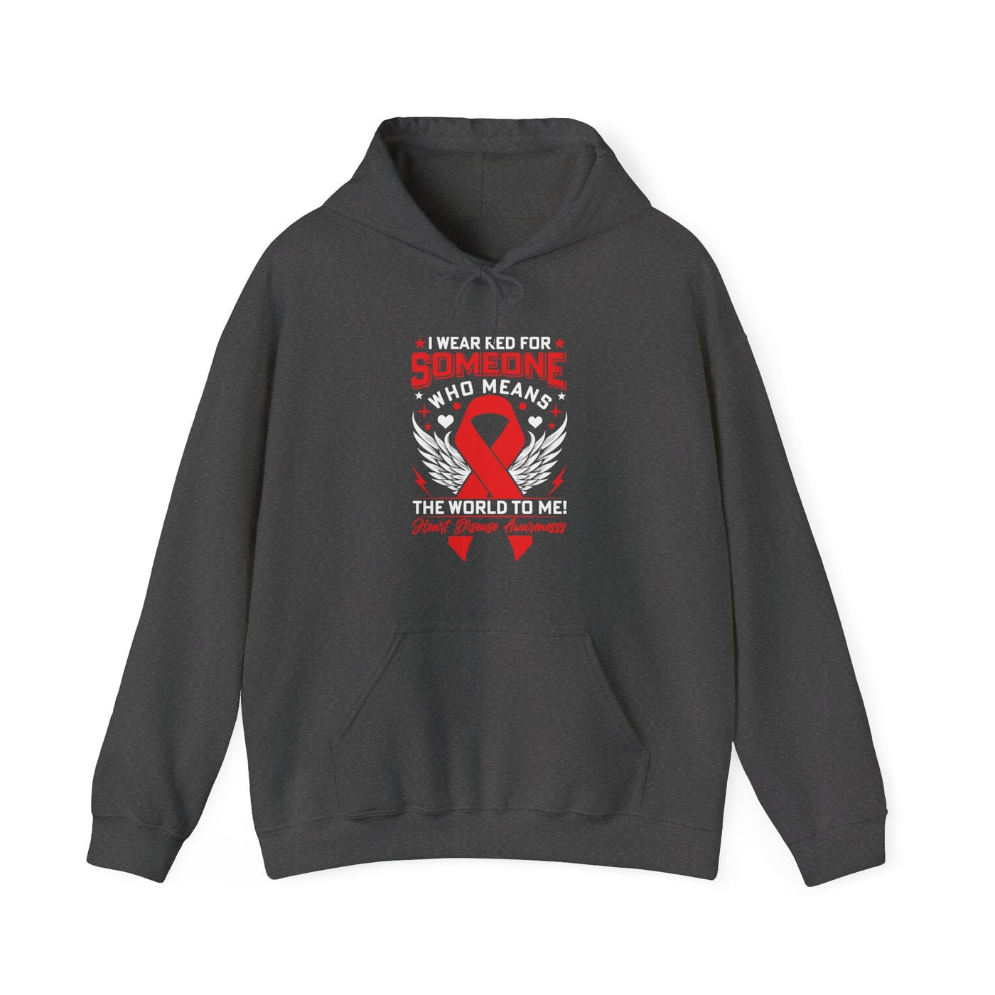 I wear red for someone Hooded Sweatshirt