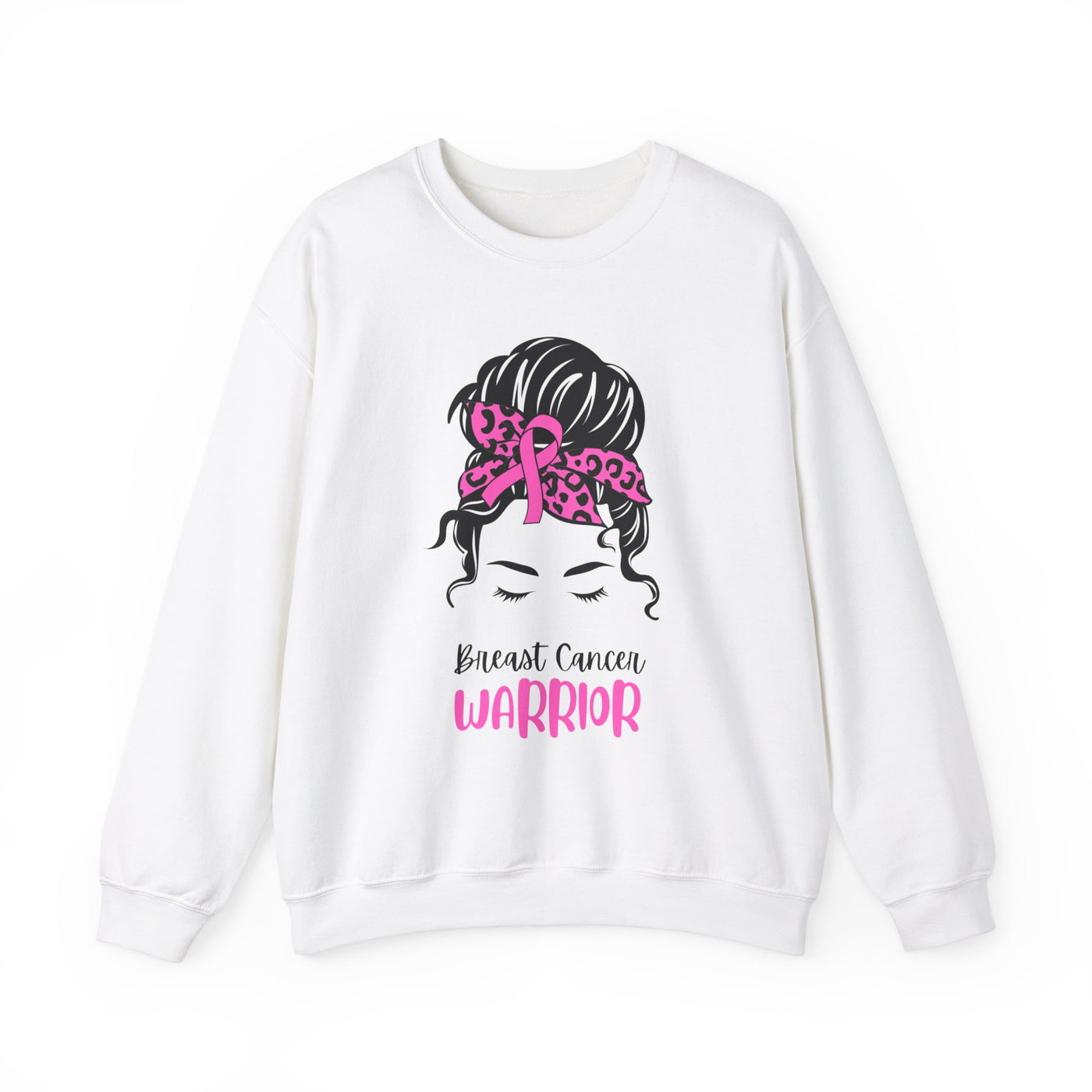 Breast Cancer Warrior Crewneck Sweatshirt