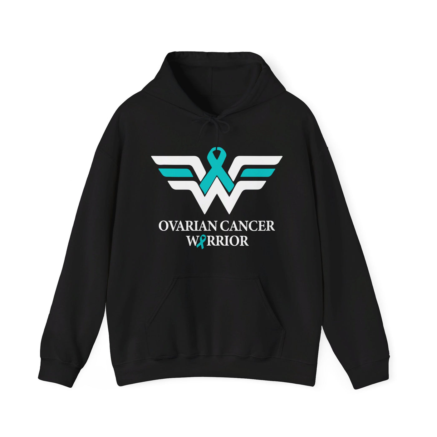 Ovarian Cancer Warrior Hooded Sweatshirt