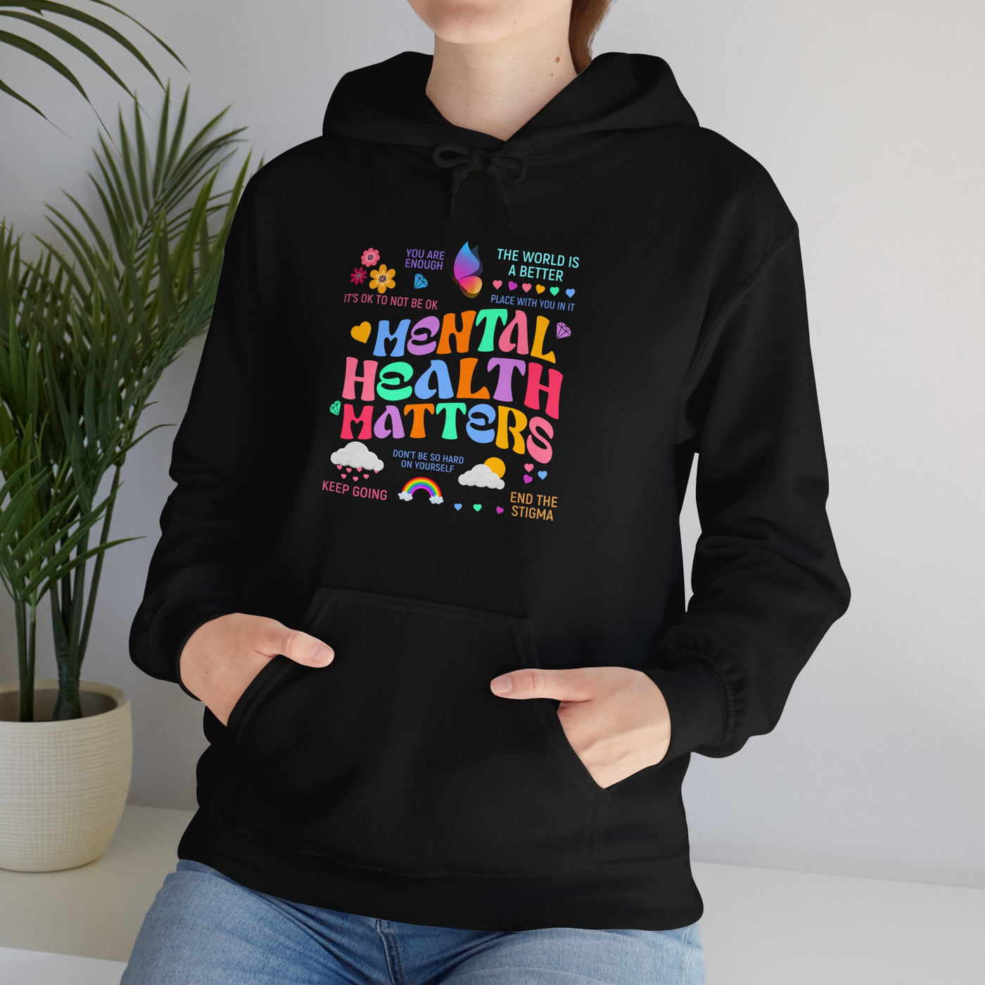 The world is a better Hooded Sweatshirt