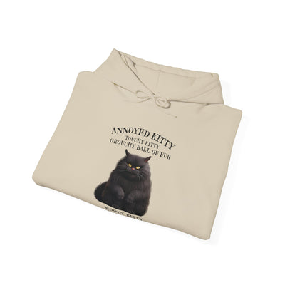 Annoyed Kitty Hooded Sweatshirt