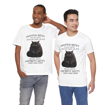 Annoyed Kitty Short Sleeve Tee