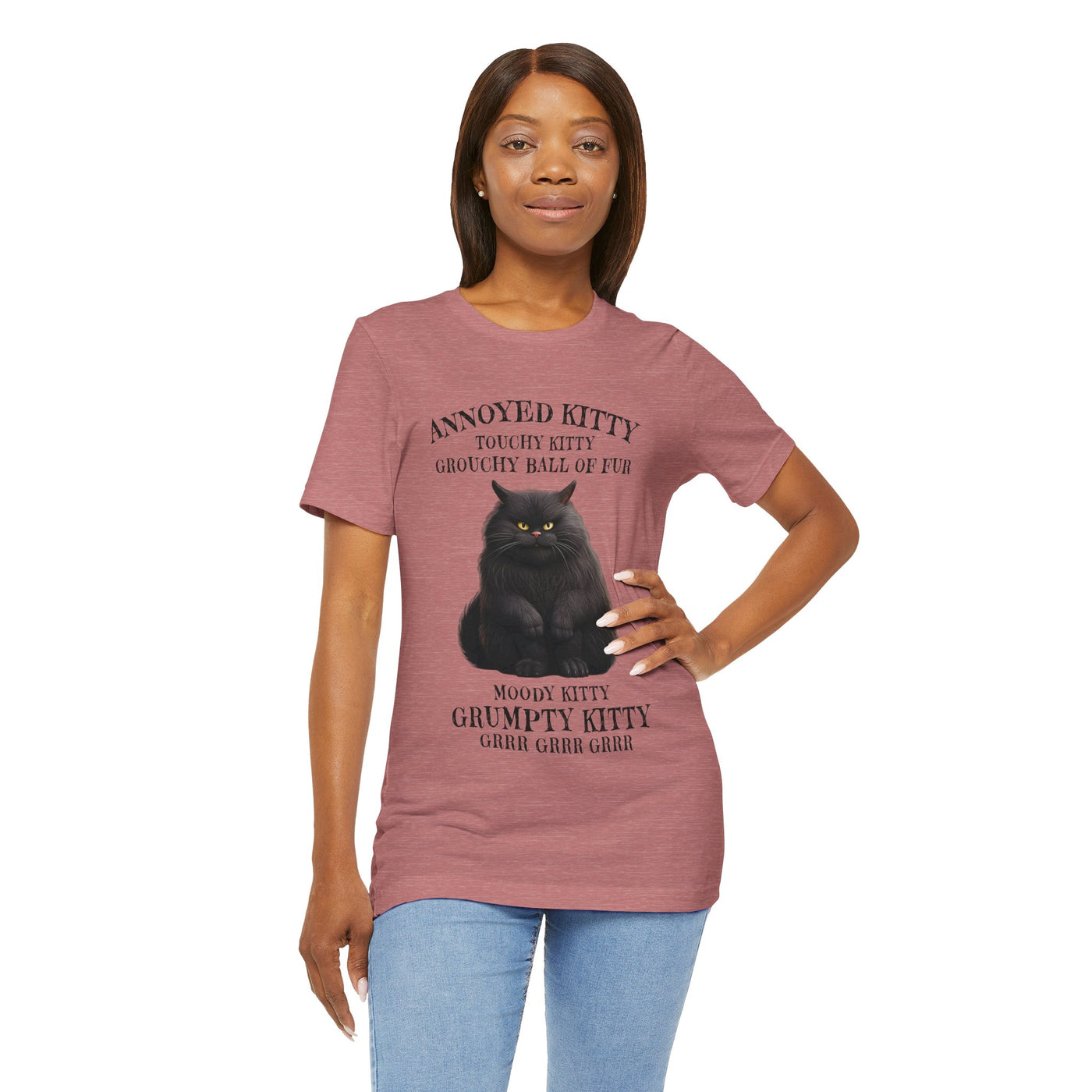 Annoyed Kitty Short Sleeve Tee