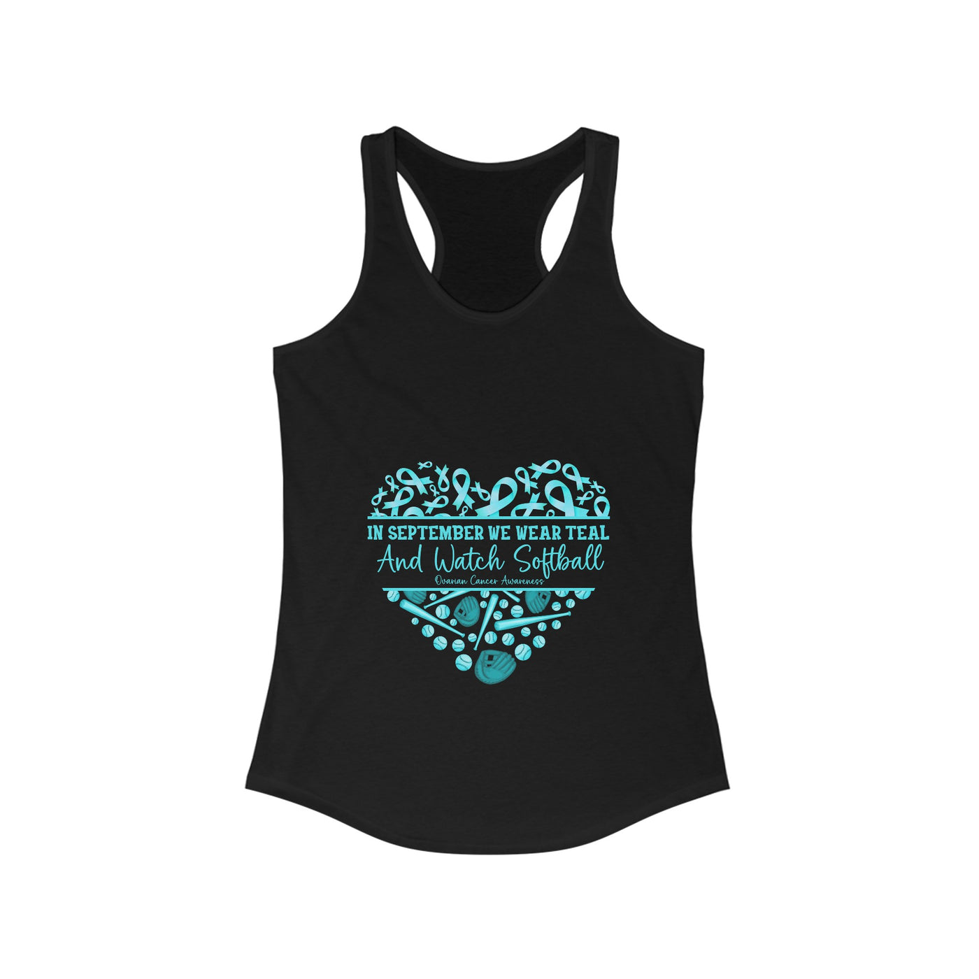 We Wear Teal Racerback Tank