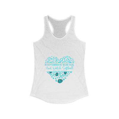 We Wear Teal Racerback Tank