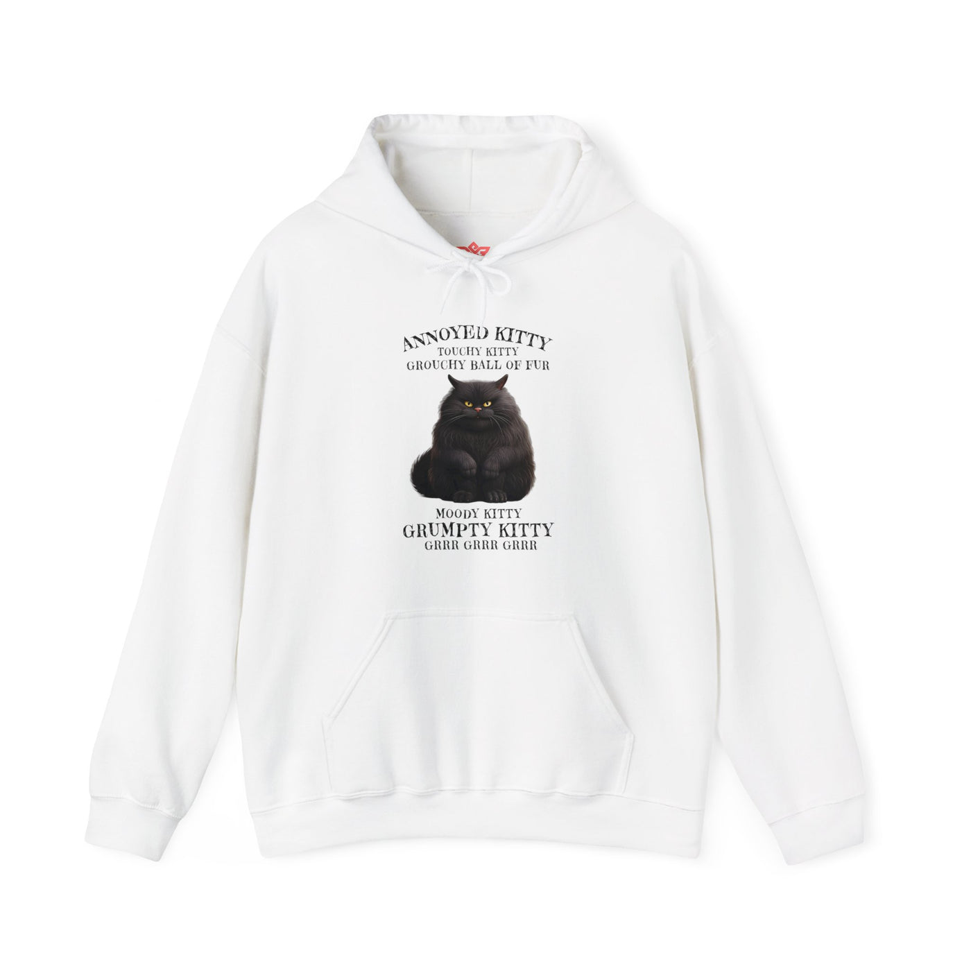 Annoyed Kitty Hooded Sweatshirt