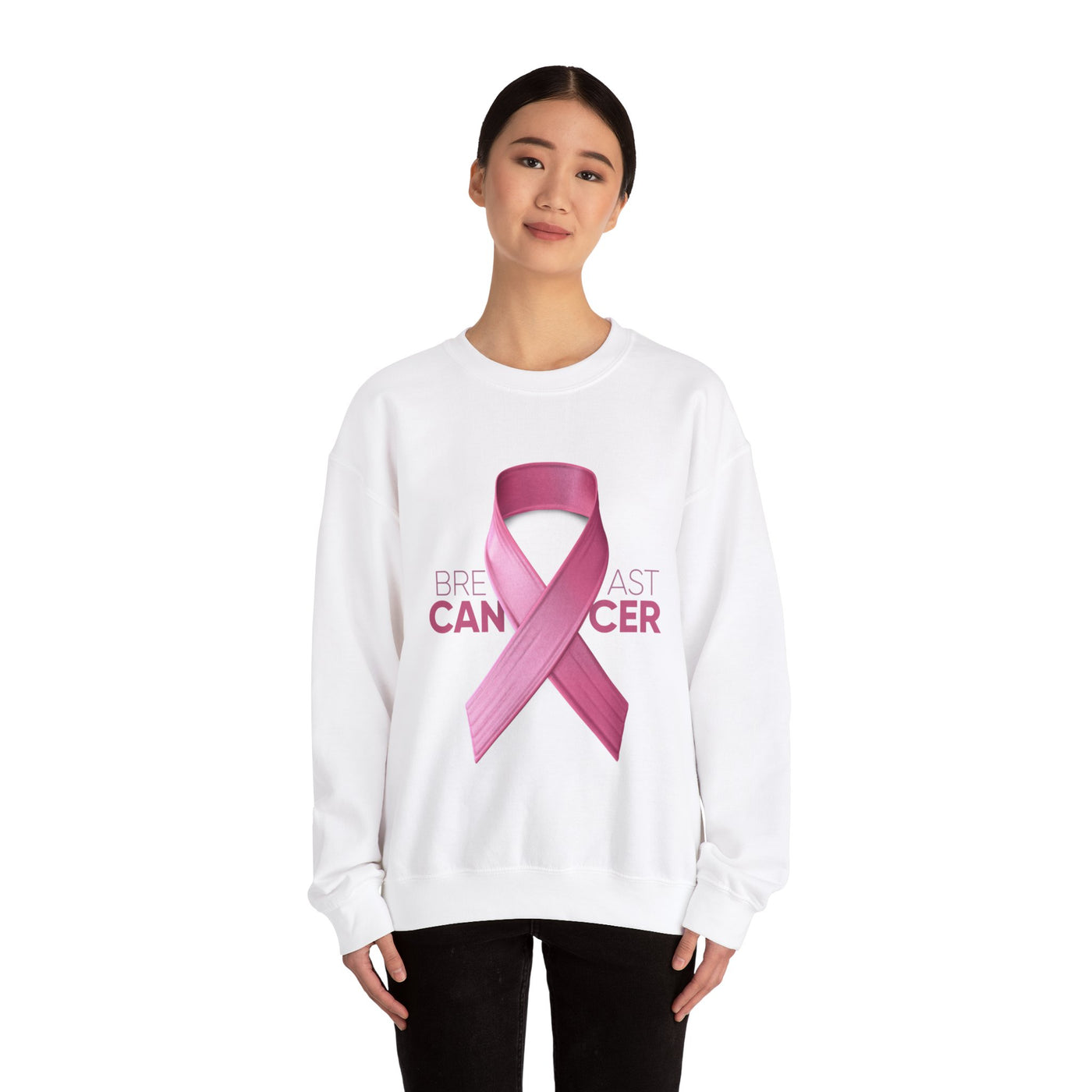 Pink Ribbon Crewneck Sweatshirt