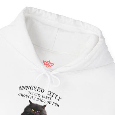 Annoyed Kitty Hooded Sweatshirt