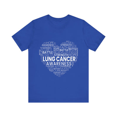 Lung Cancer Awareness Short Sleeve Tee