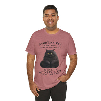 Annoyed Kitty Short Sleeve Tee