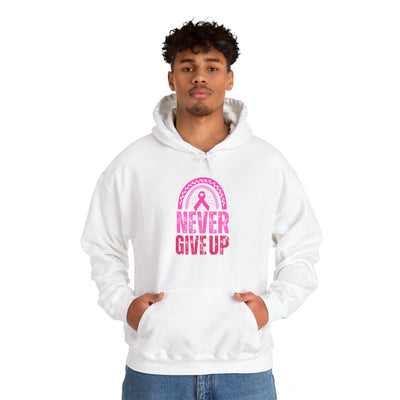 Never Give Up Hooded Sweatshirt