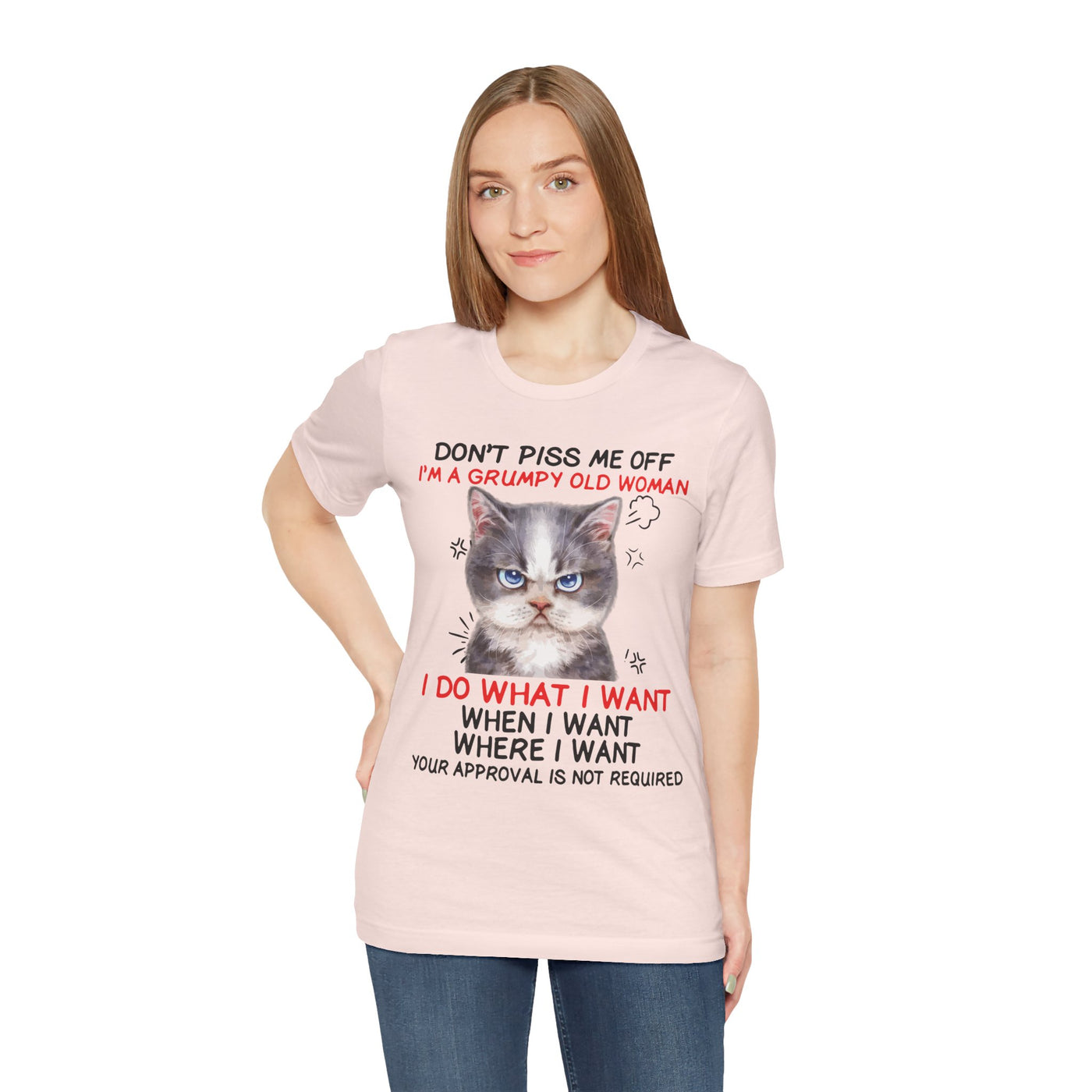 Angry Cat Short Sleeve Tee