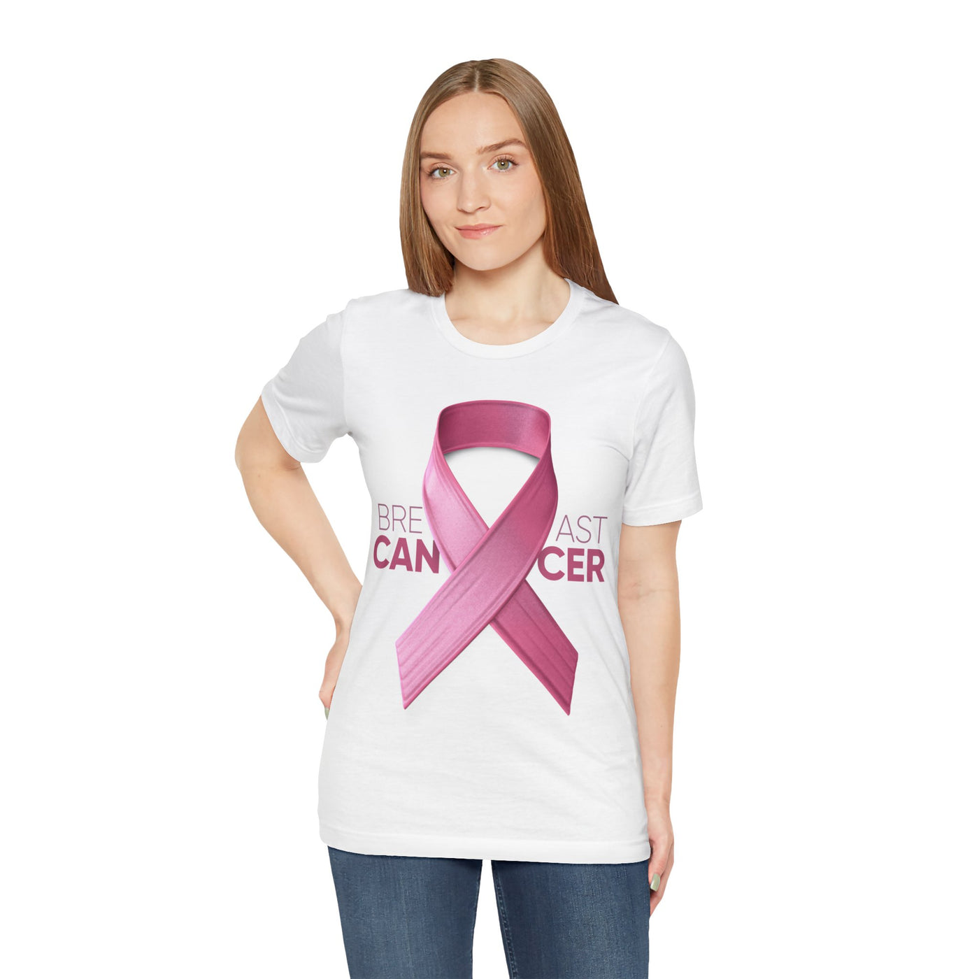 Pink Ribbon Short Sleeve Tee