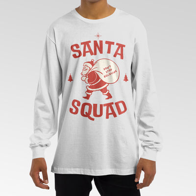 Santa Squad" Matching Holiday Sweatshirt