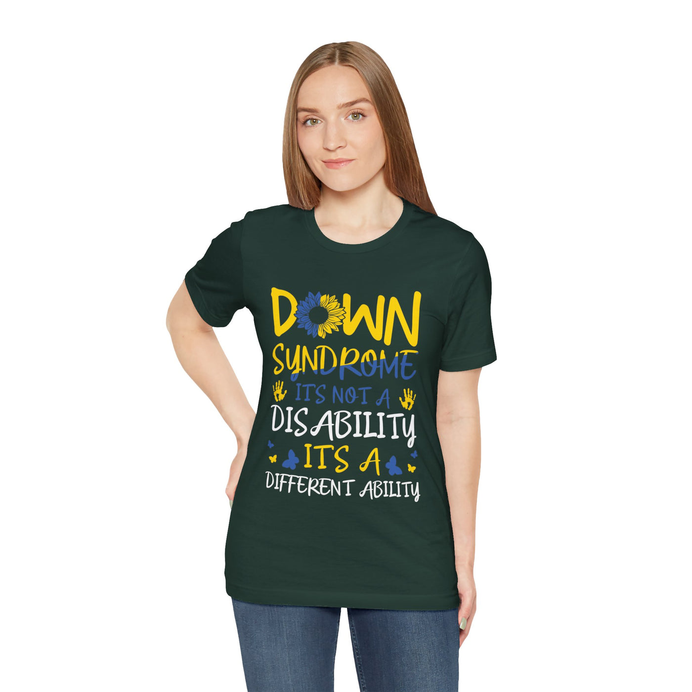 DOWN SUNDROME Short Sleeve Tee