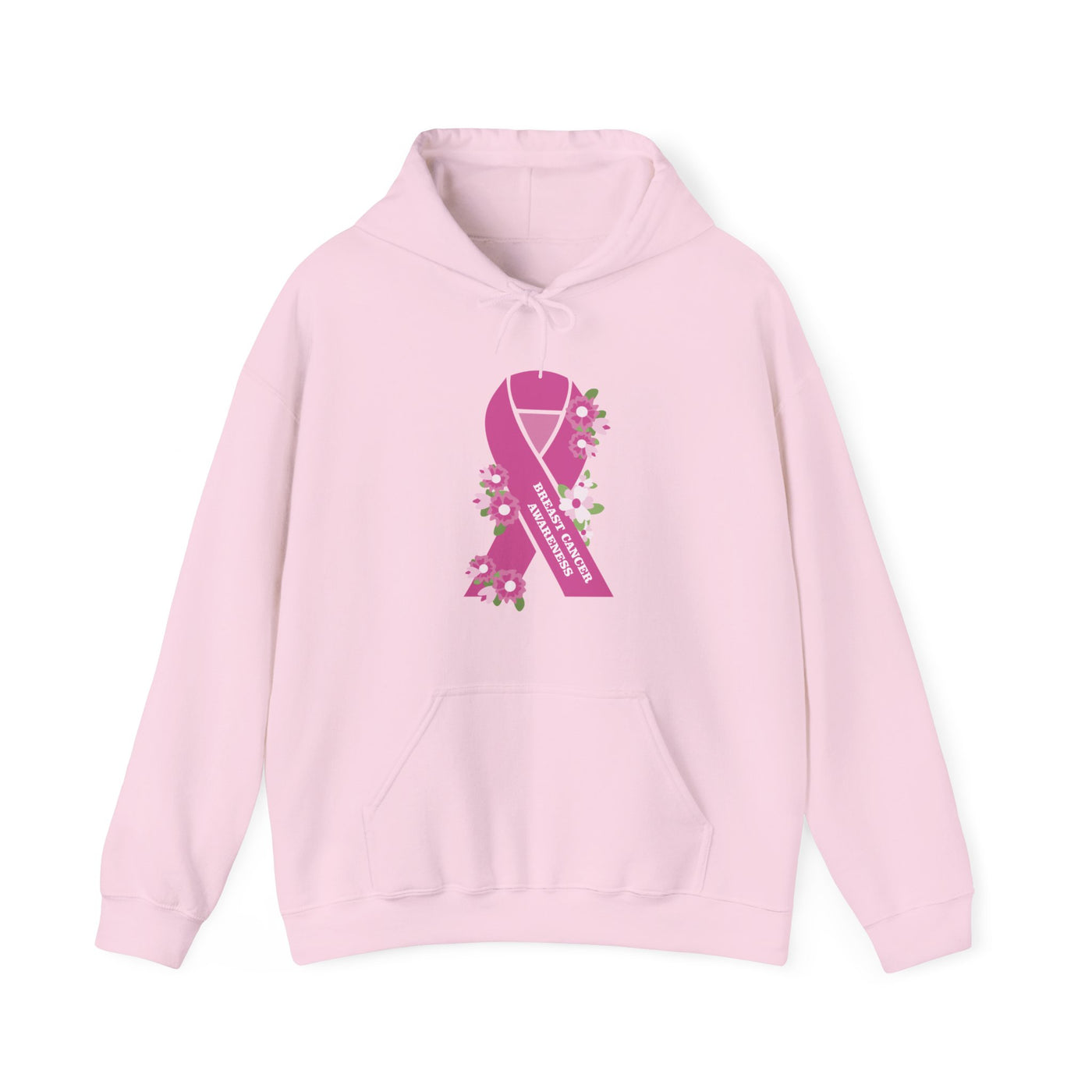 Floral Hope Ribbon Hooded Sweatshirt