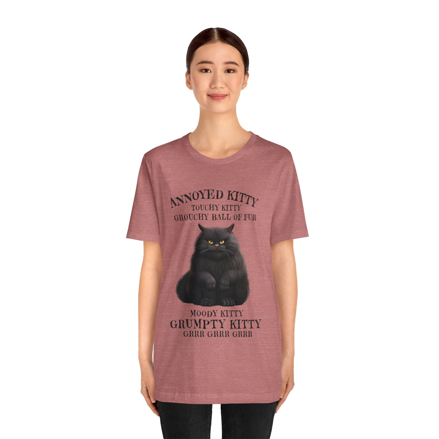 Annoyed Kitty Short Sleeve Tee