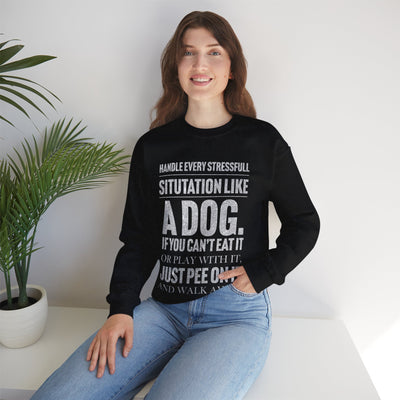 Handle every stressfull Crewneck Sweatshirt