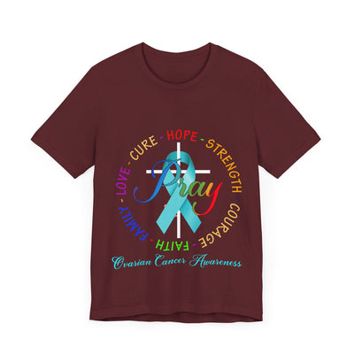 Ovarian Cancer Awareness Short Sleeve Tee