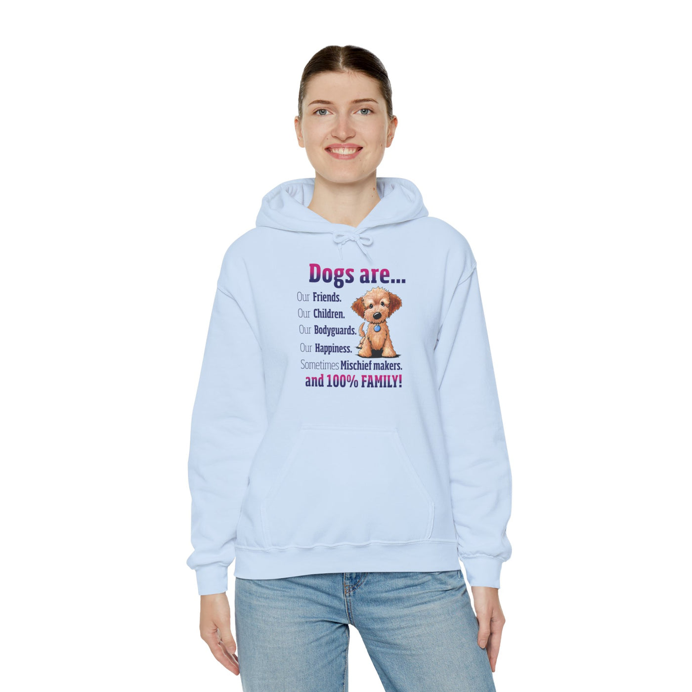 Dogs are Our Friends Hooded Sweatshirt