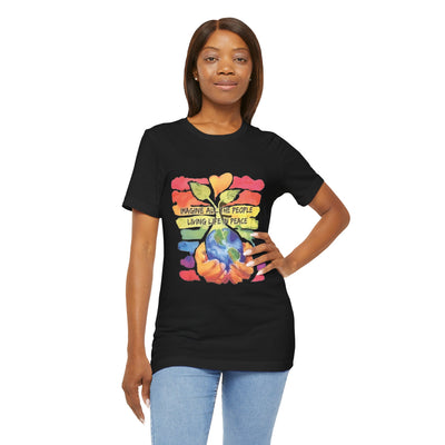 People living life in peace Short Sleeve Tee