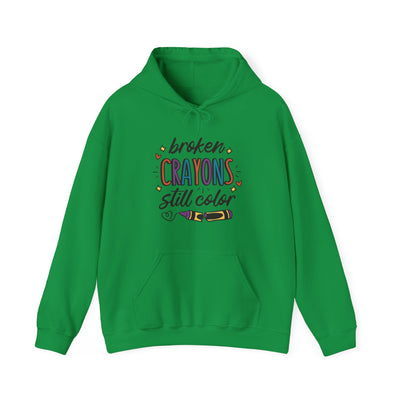 Broken Crayons Hooded Sweatshirt