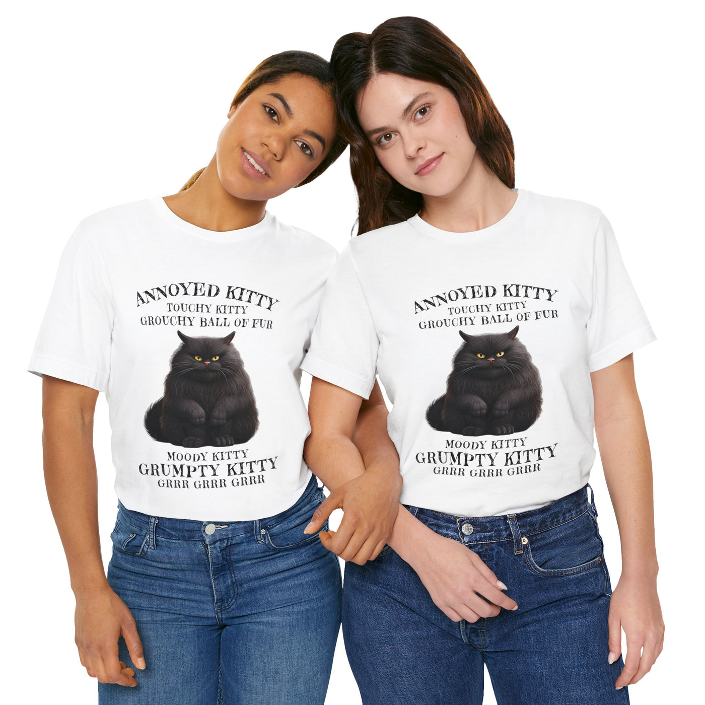 Annoyed Kitty Short Sleeve Tee