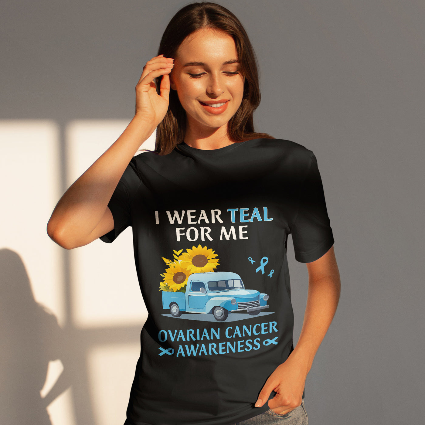 I Wear Teal For Me Short Sleeve Tee