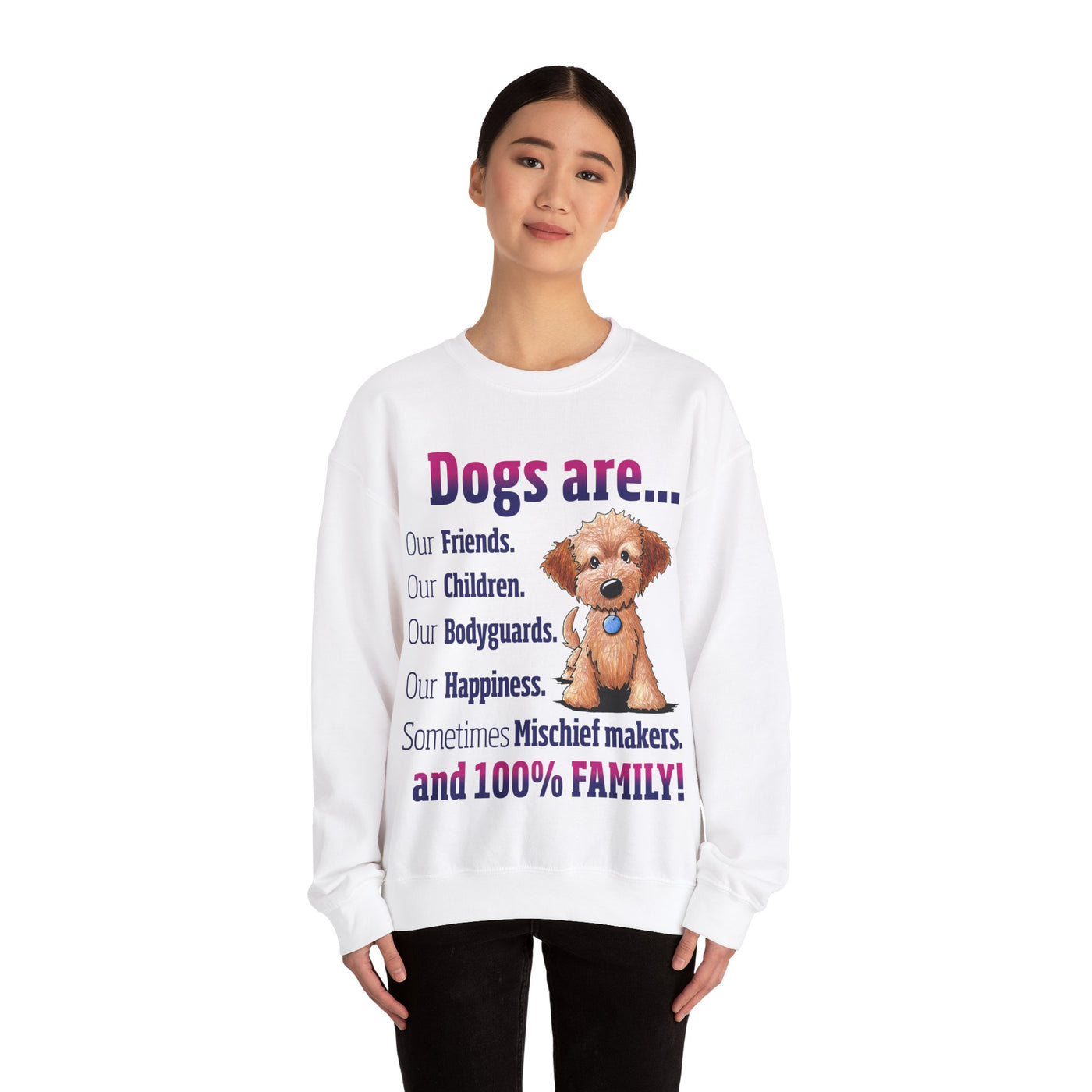 Dogs are Our Friends Crewneck Sweatshirt