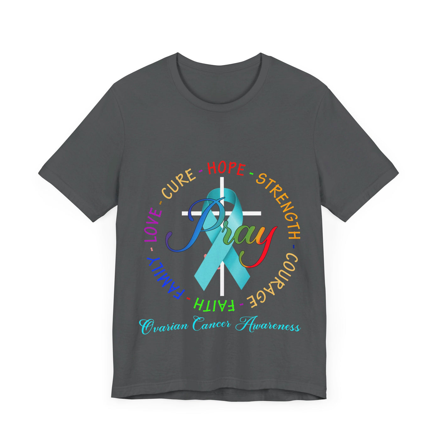 Ovarian Cancer Awareness Short Sleeve Tee