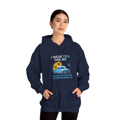 I Wear Teal For Me Hooded Sweatshirt