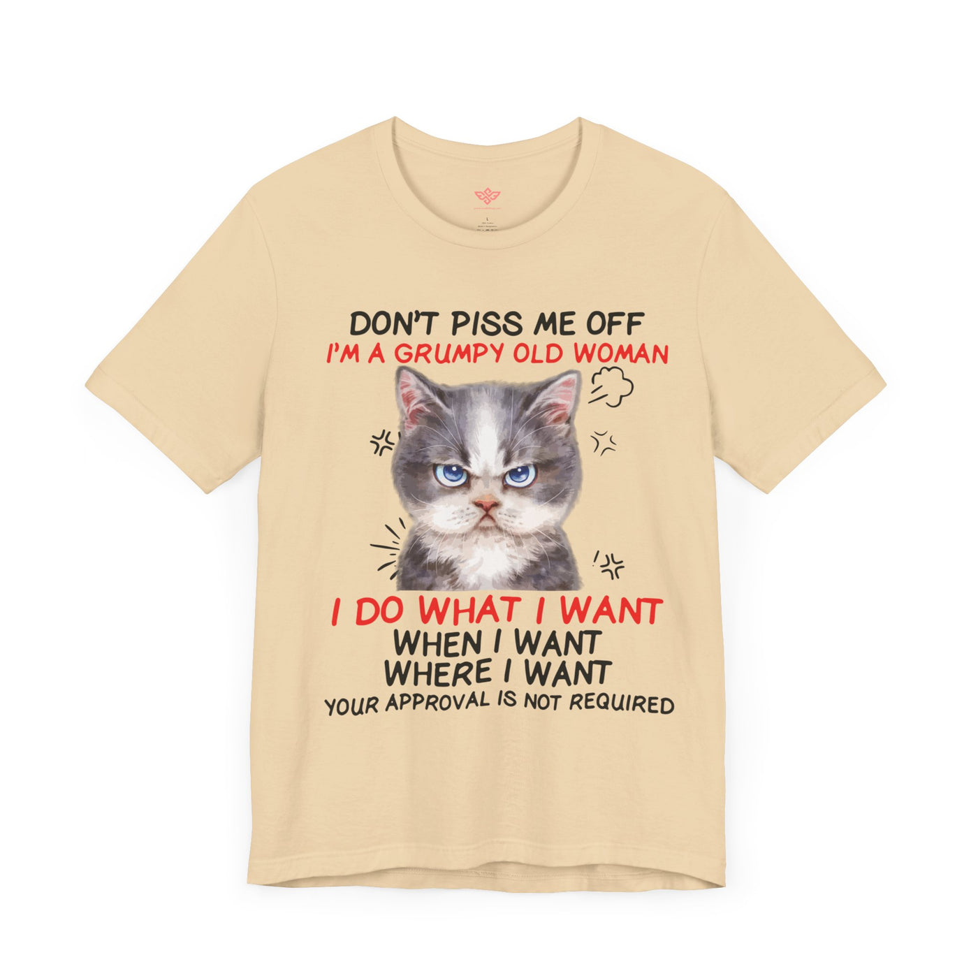 Angry Cat Short Sleeve Tee