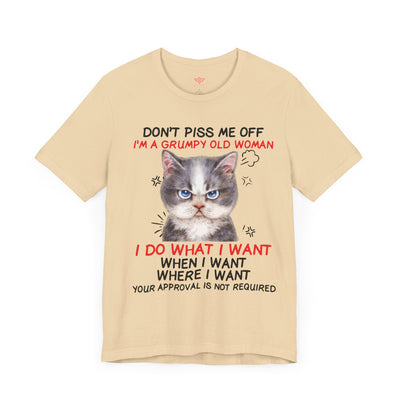 Angry Cat Short Sleeve Tee