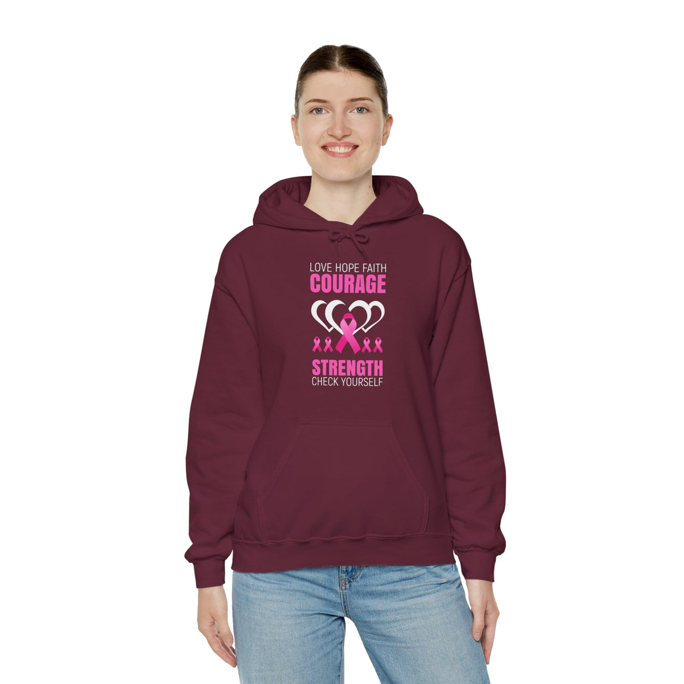 Love hope faith Hooded Sweatshirt