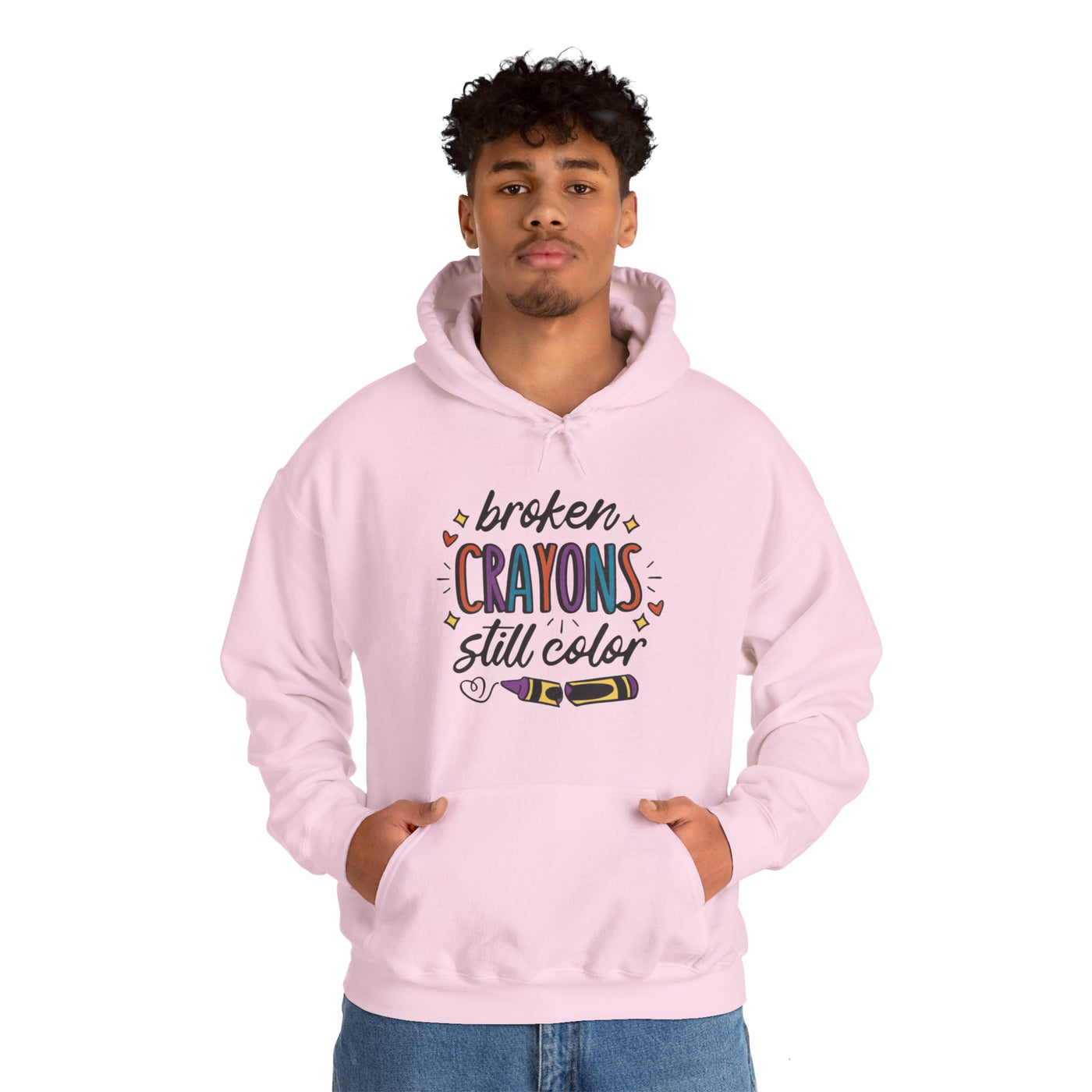 Broken Crayons Hooded Sweatshirt