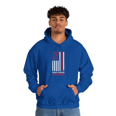 Heart Disease Support Hooded Sweatshirt