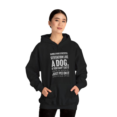 Handle every stressfull Hooded Sweatshirt