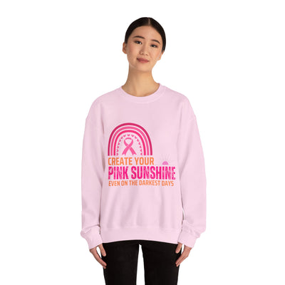 Pink Sunshine  Crewneck Sweatshirt