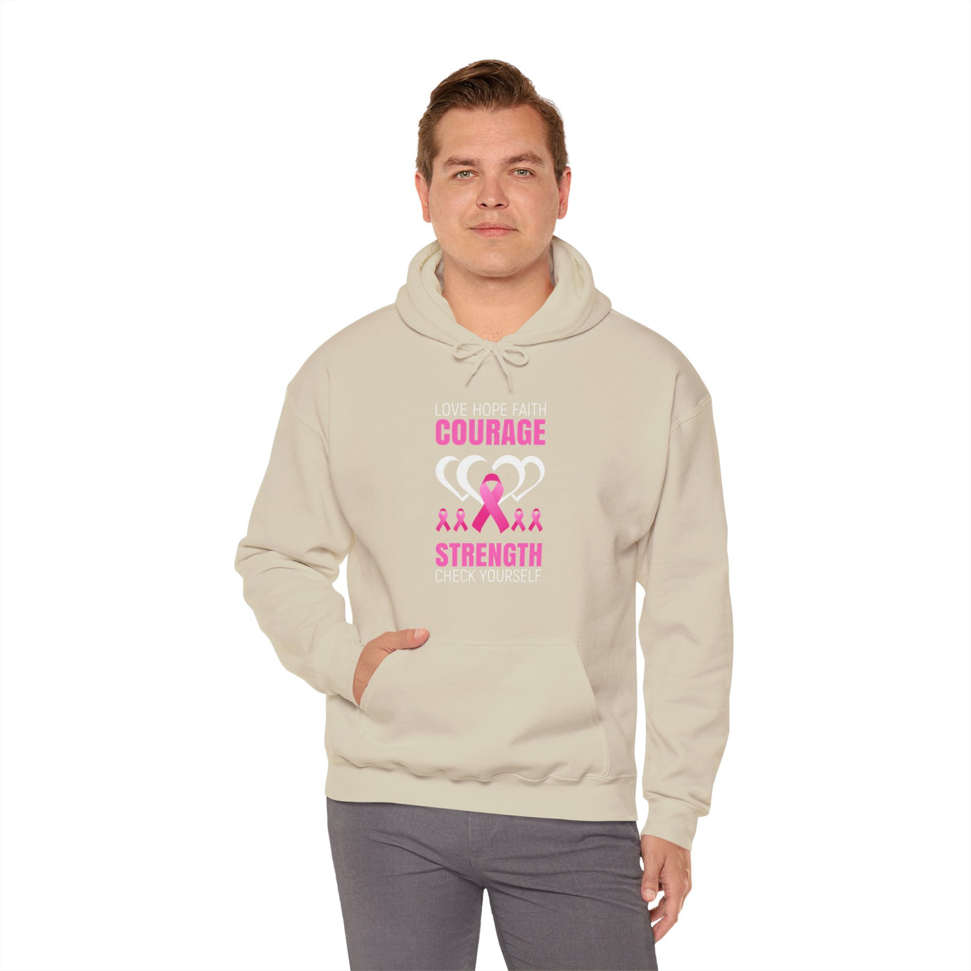 Love hope faith Hooded Sweatshirt