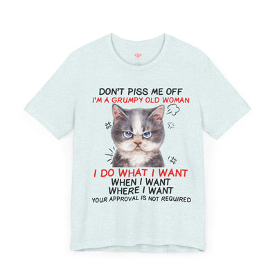 Angry Cat Short Sleeve Tee