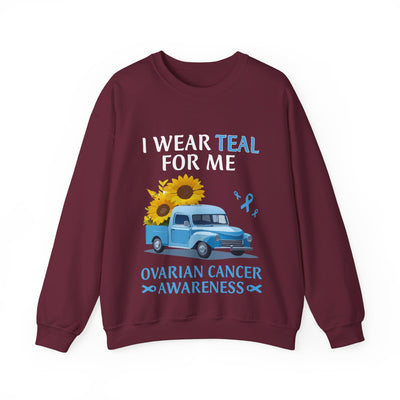 I Wear Teal For Me Crewneck Sweatshirt