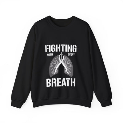 Fighting  With Every Breath Crewneck Sweatshirt