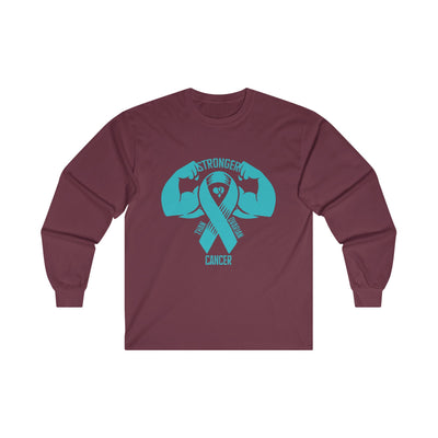 Stronger Than Ovarian Cancer Long Sleeve Tee