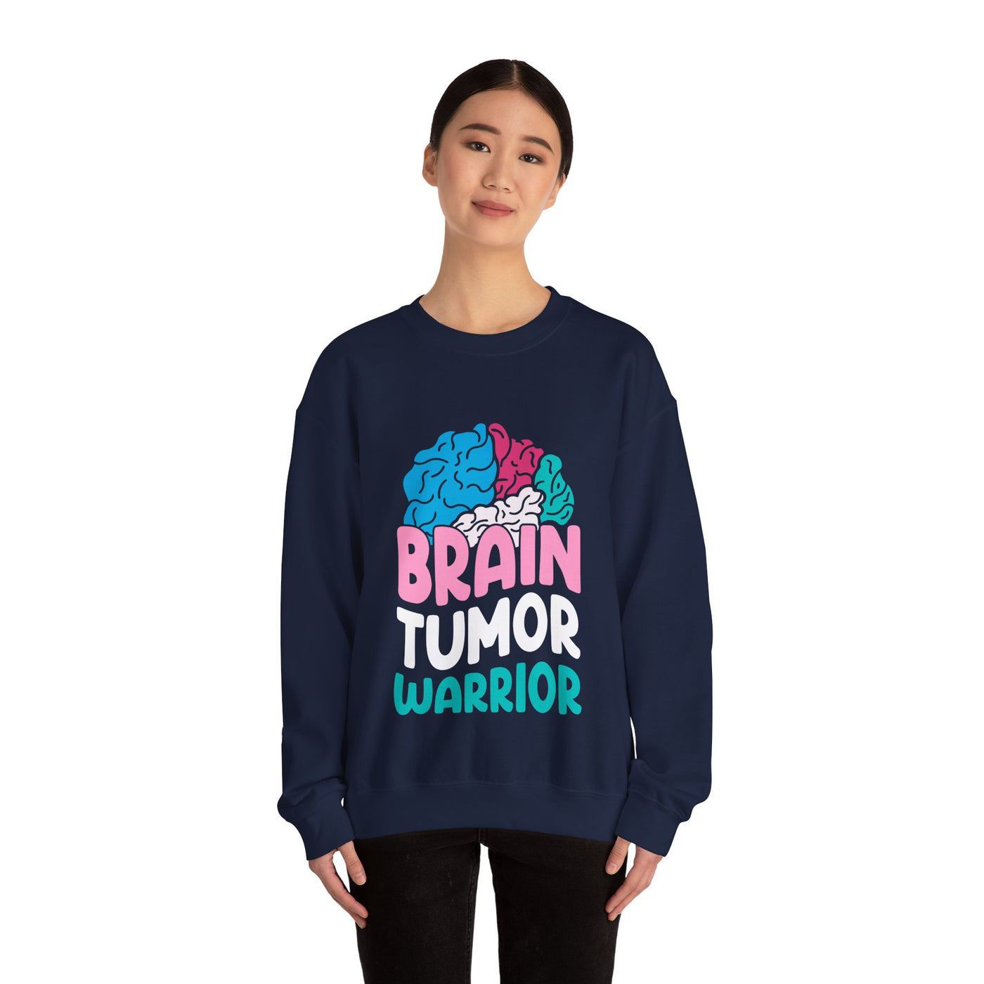 Brain Tumor Warrior Crewneck Sweatshirt