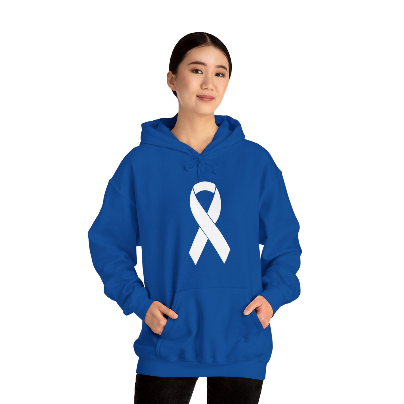 Courage Ribbon Hooded Sweatshirt