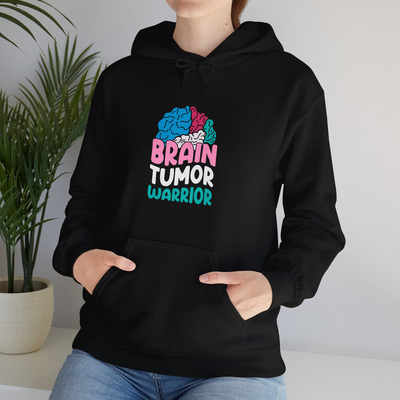 Brain Tumor Warrior Hooded Sweatshirt